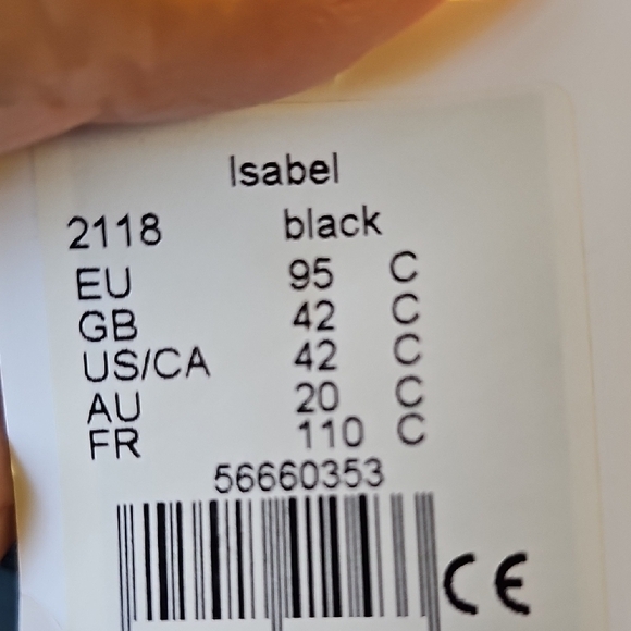 Playtex Black Bra Intimates‎ & Sleepwear. NWT. Adjustable. - Picture 6 of 8